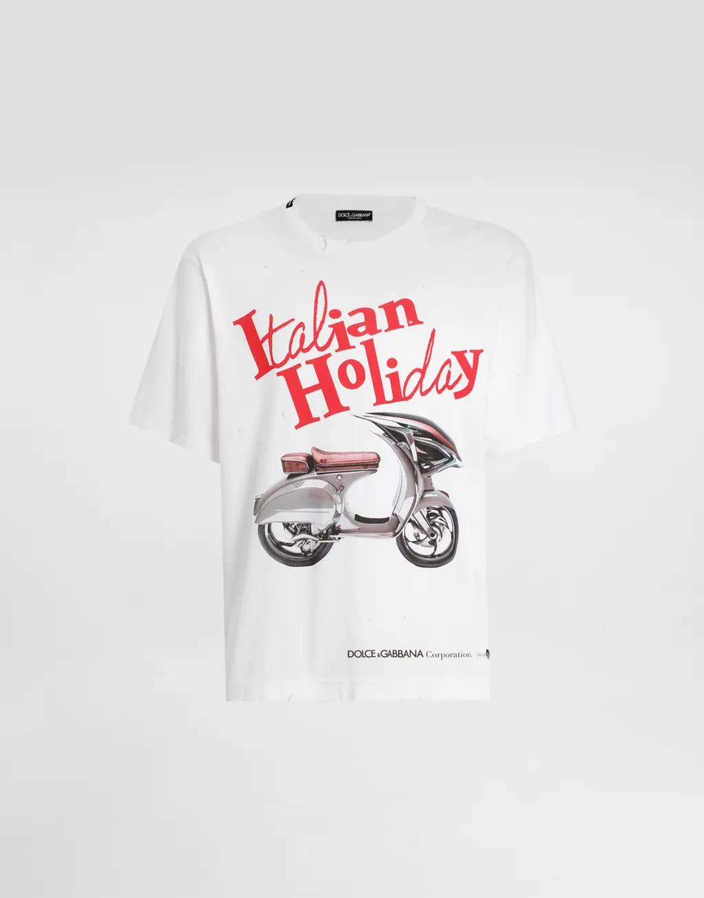 Vespa 印花棉质 T 恤