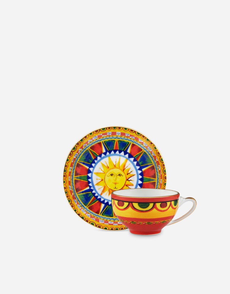 瓷器咖啡杯与咖啡碟套组