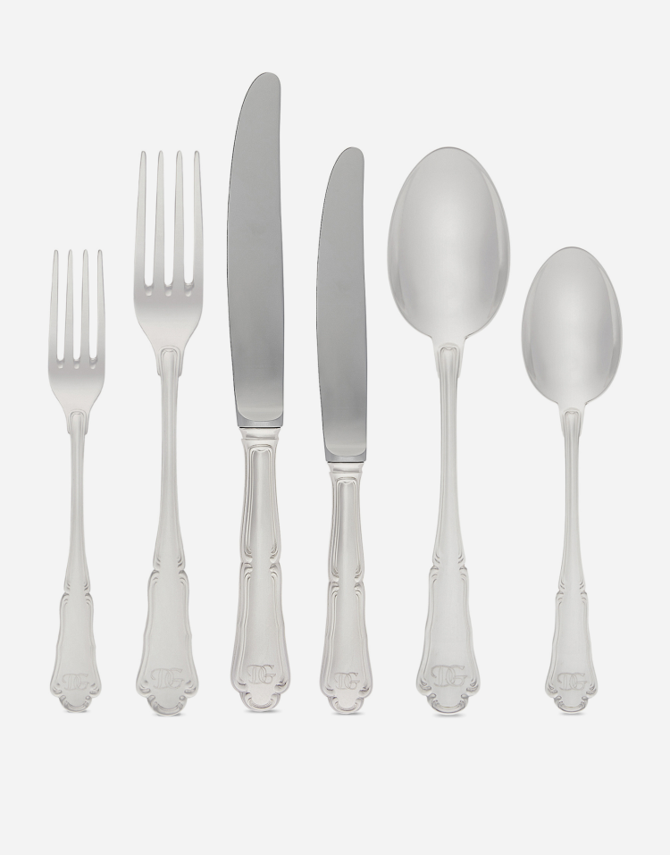镍银 6 件餐具套装
