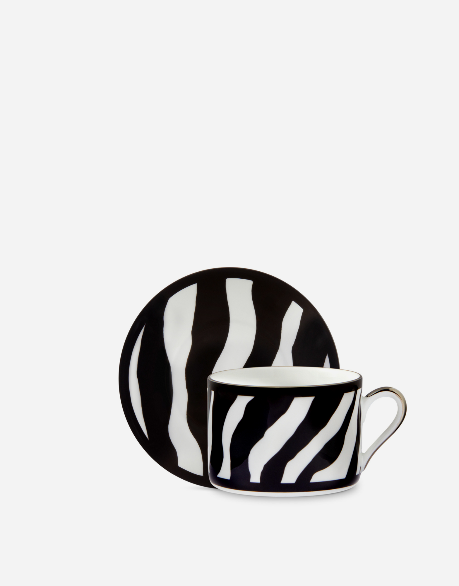 瓷器茶杯与茶碟套组