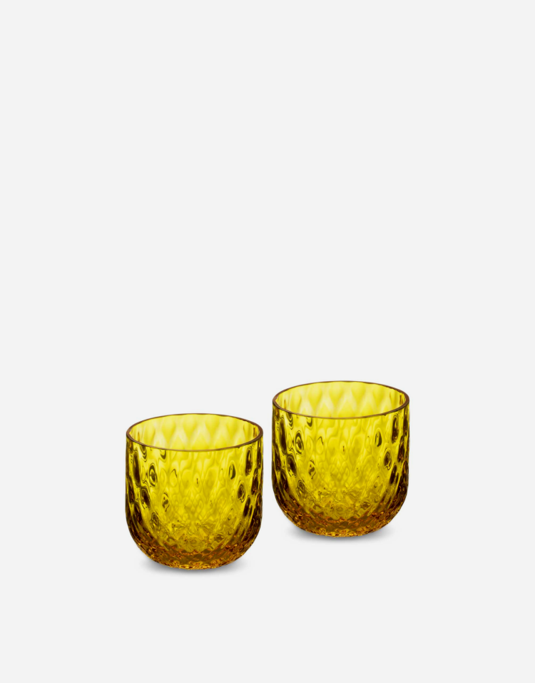 穆拉诺玻璃烈酒杯两件套组