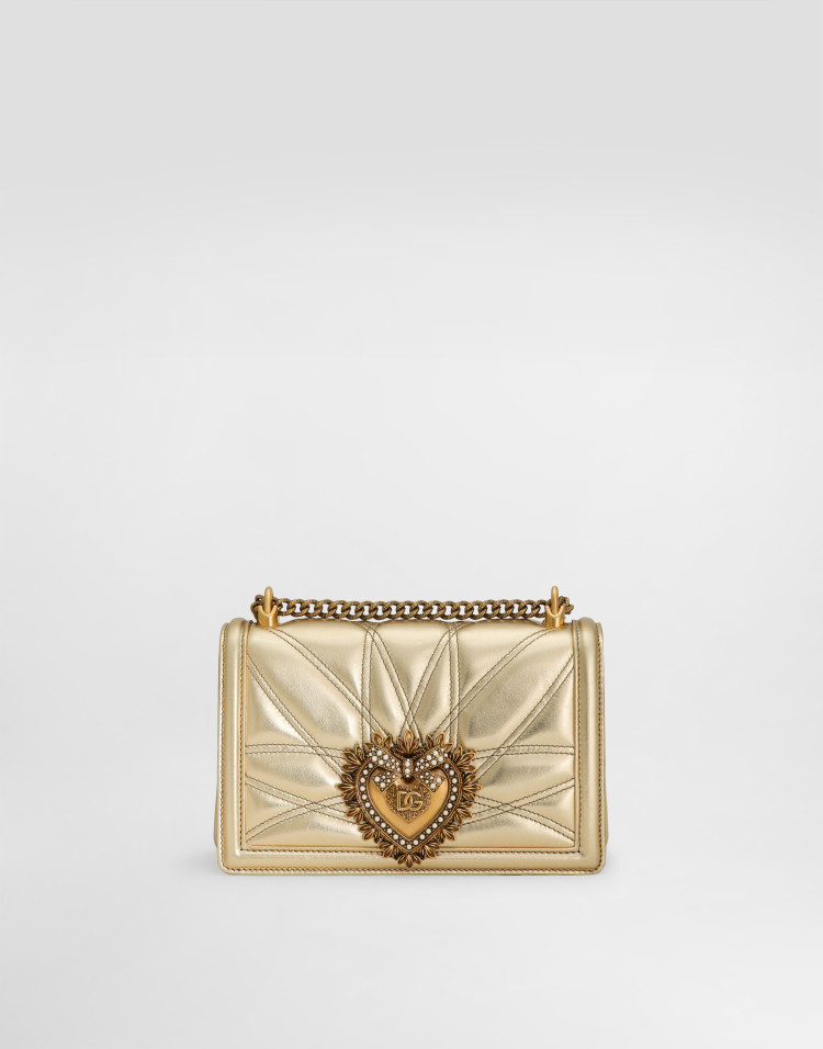 Devotion 中号绗缝纳帕皮革手袋