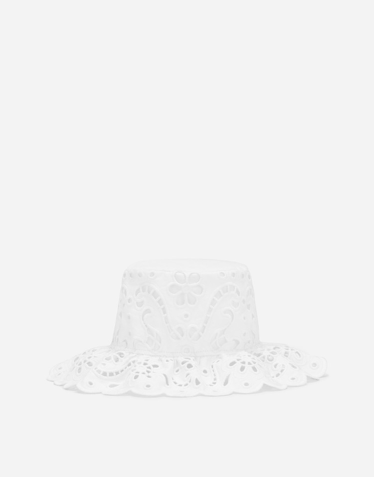 Sangallo 刺绣棉质帽子