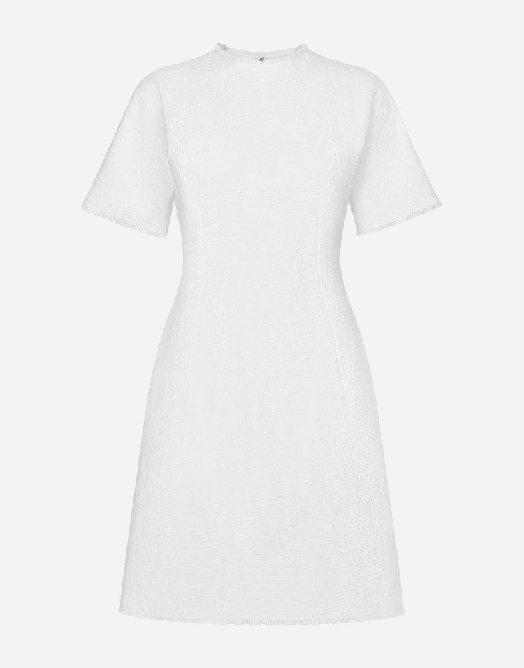 【粗花呢】Rachel 棉质粗花呢迷笛半袖连衣裙