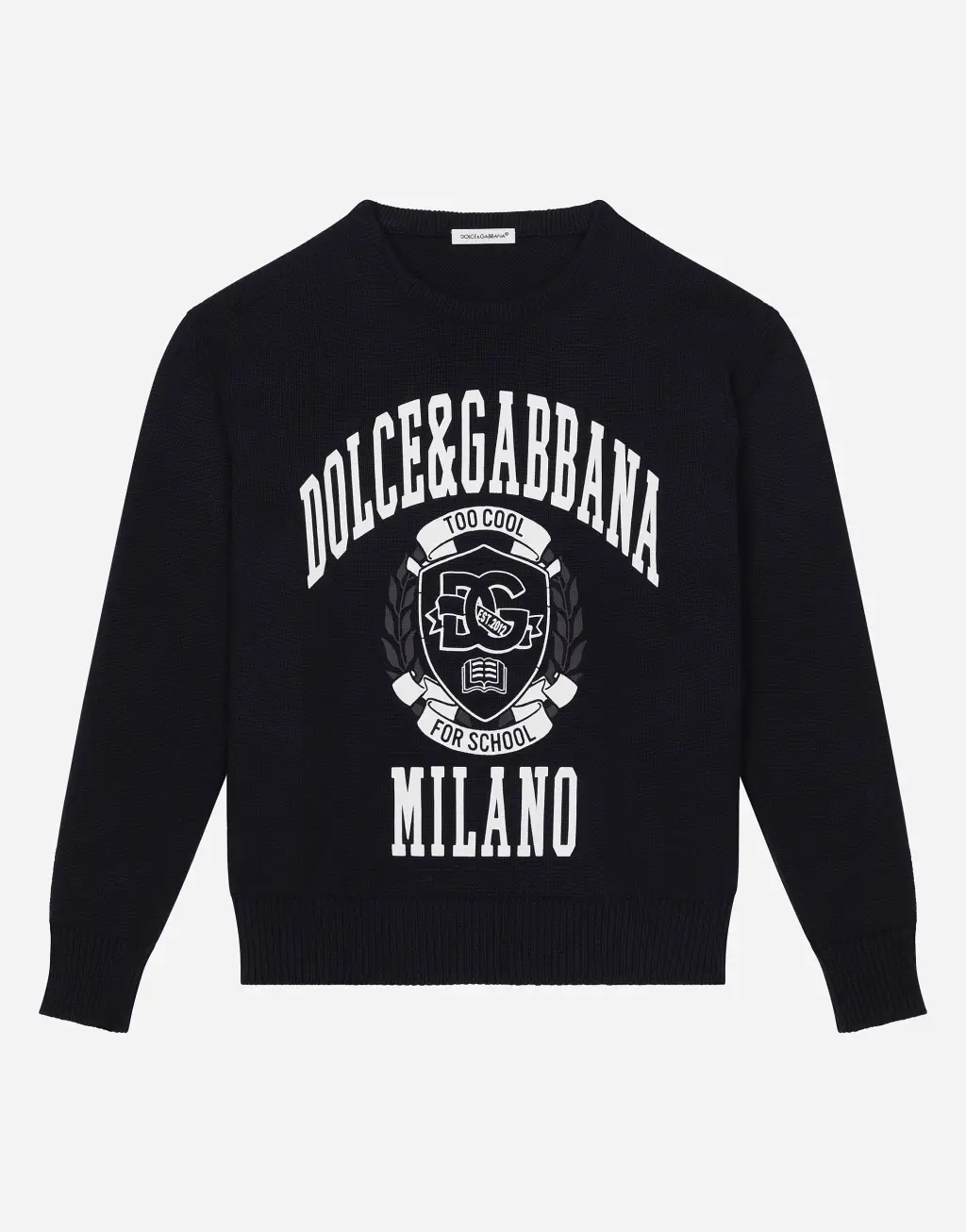 Dolce&Gabbana 徽标棉质套衫