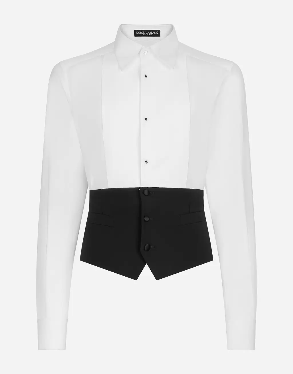马甲下身礼服衬衫