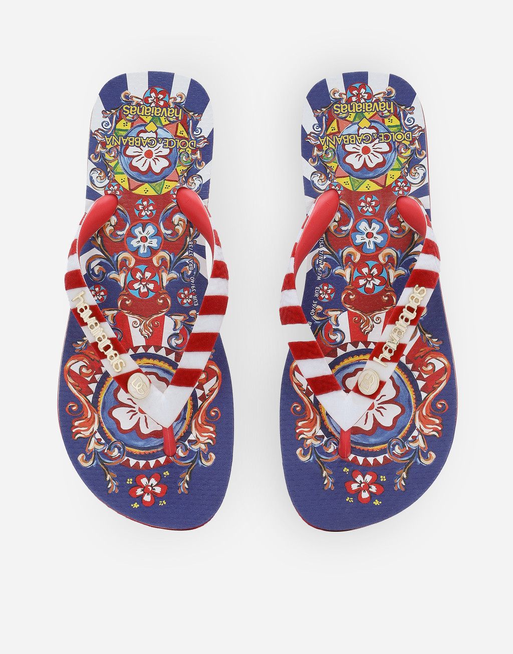 Dolce&Gabbana x Havaianas Carretto 人字拖4
