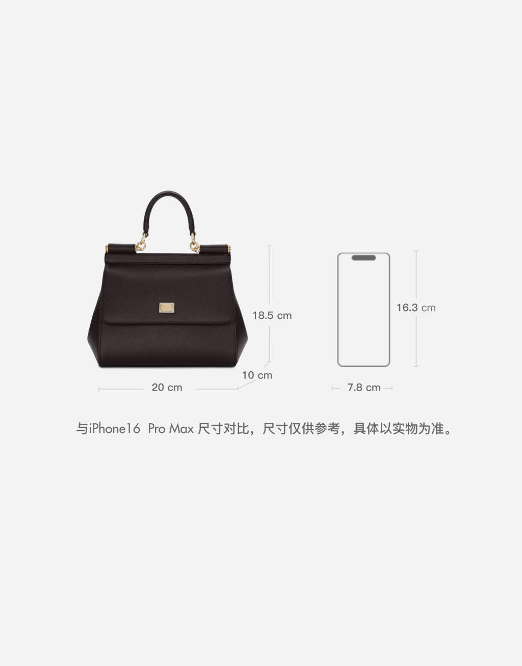 SICILY 中号 DAUPHINE 皮革手袋9