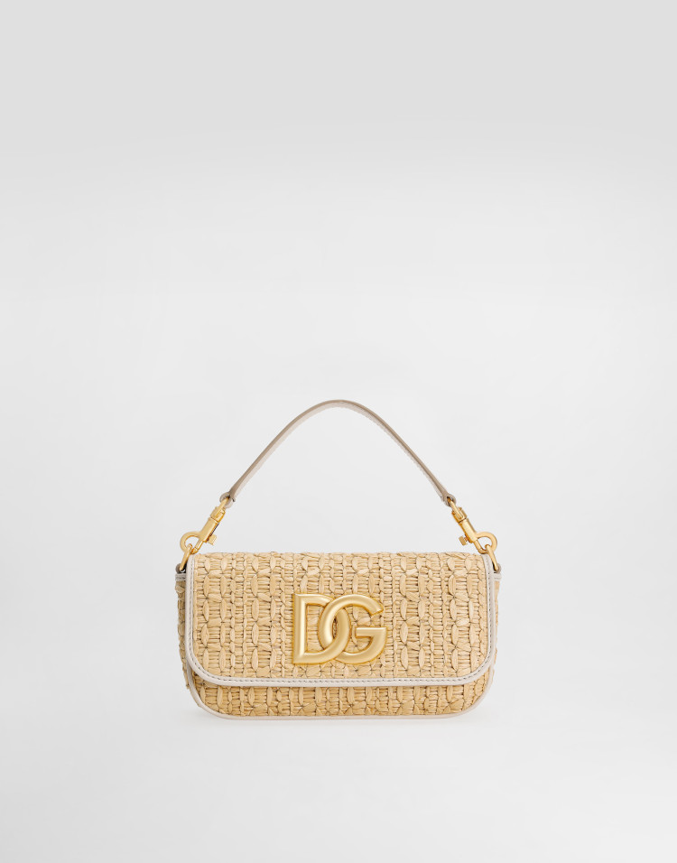 拉菲草钩编肩背包