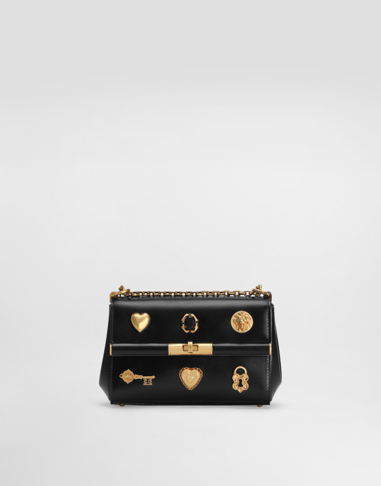 City Mini Marlene 搓纹小牛皮手袋