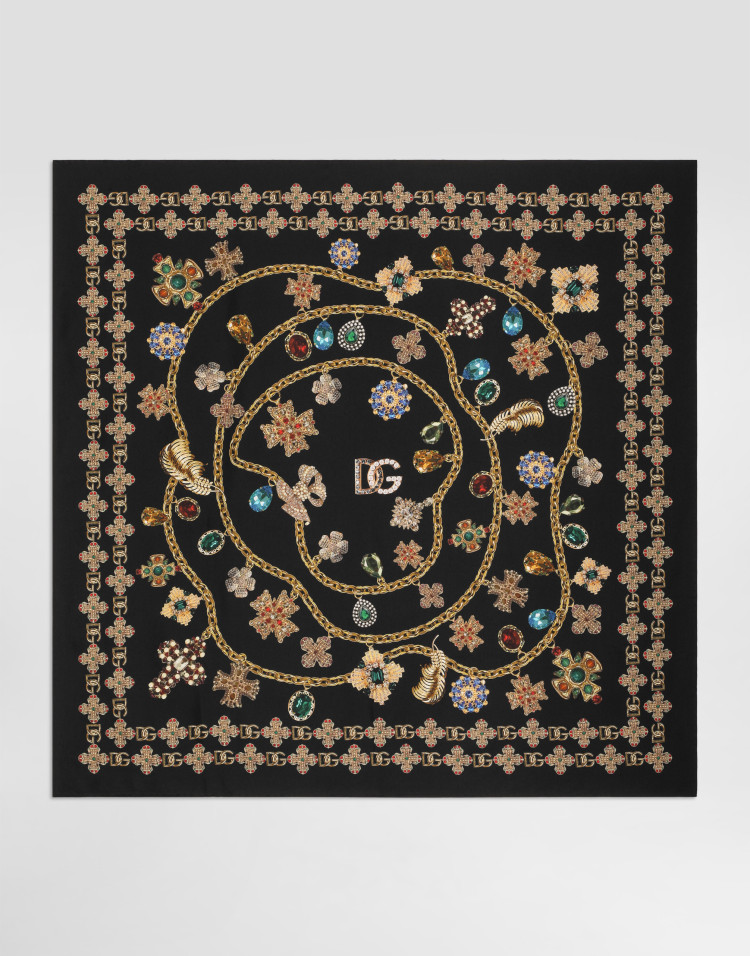 90x90真丝斜纹方巾