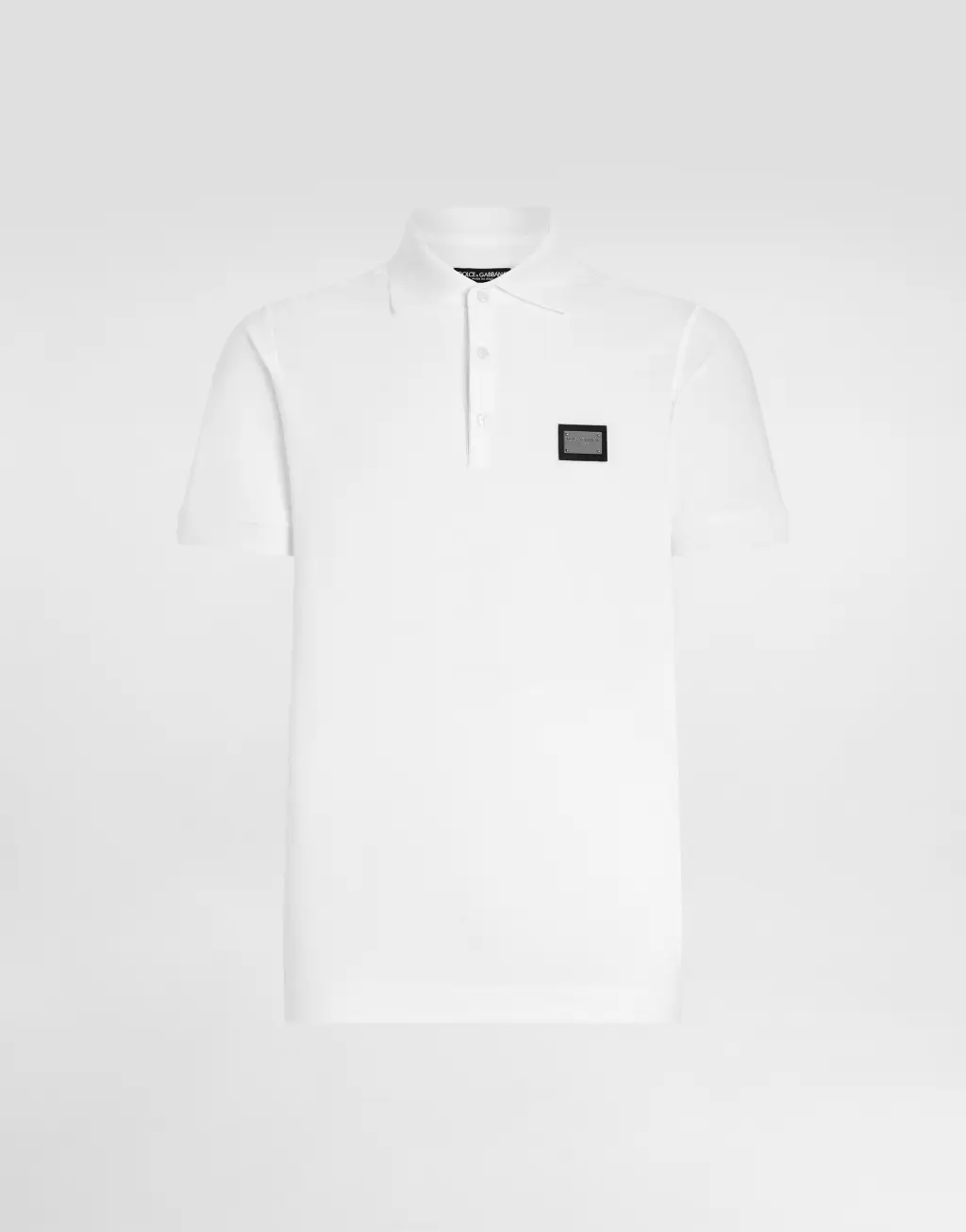 标牌棉质珠地 Polo 衫