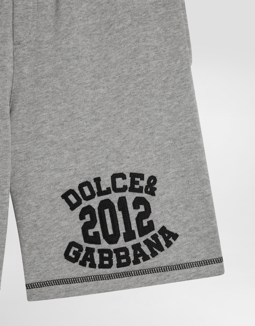 Dolce&Gabbana刺绣抓绒百慕大短裤5