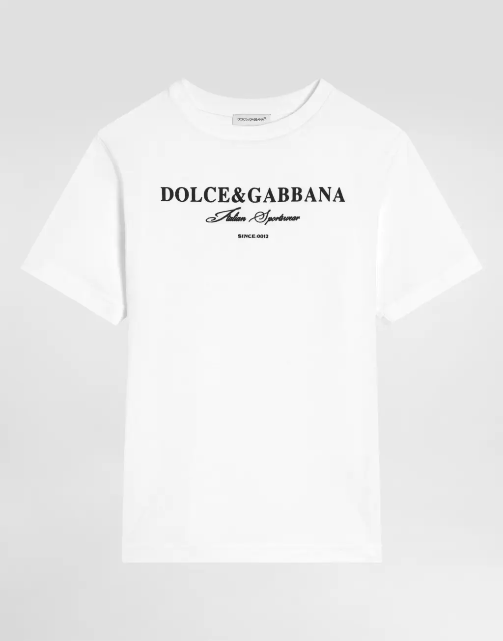 Dolce&Gabbana 印花平纹针织短袖 T 恤