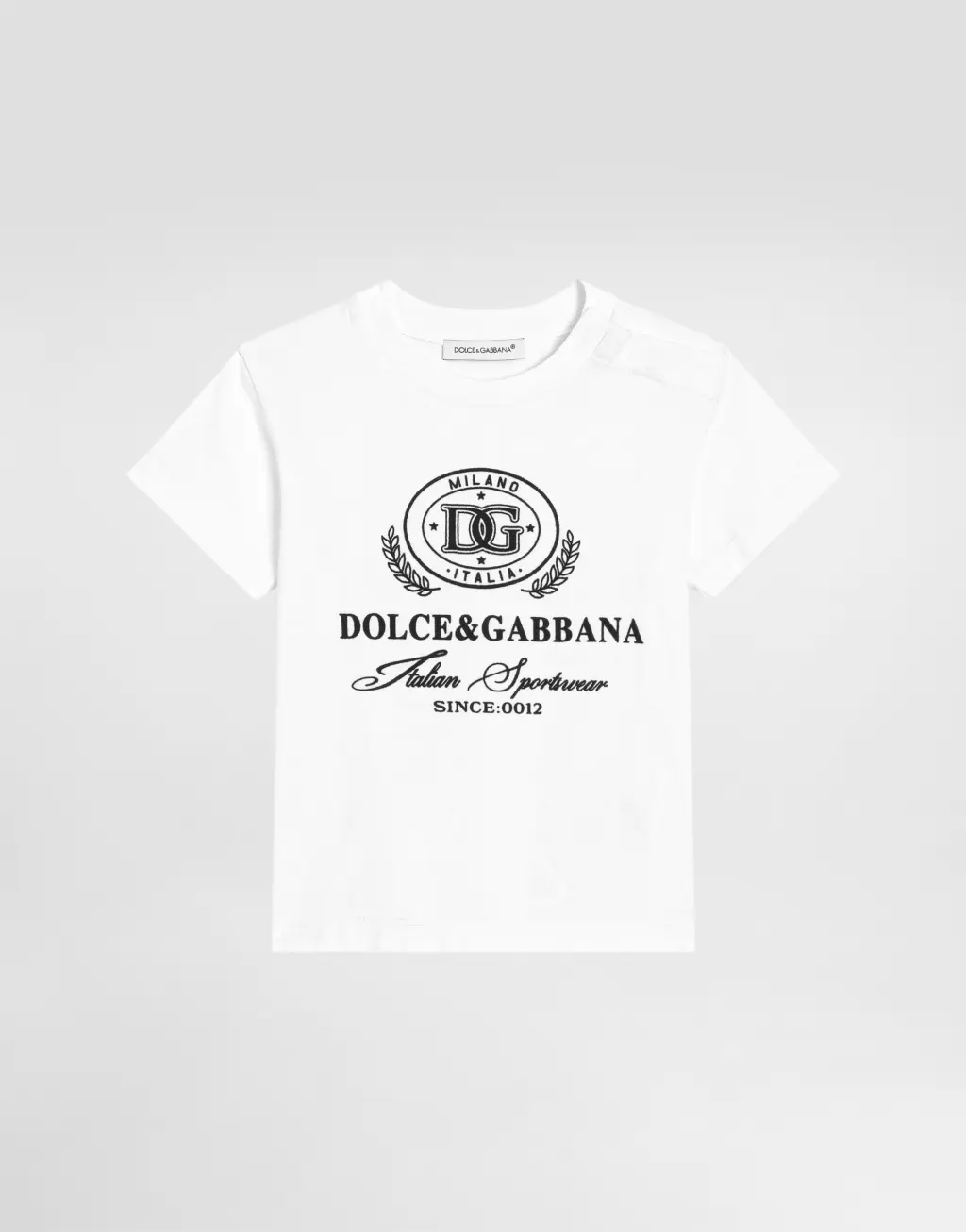 Dolce&Gabbana 徽标平纹针织 T 恤