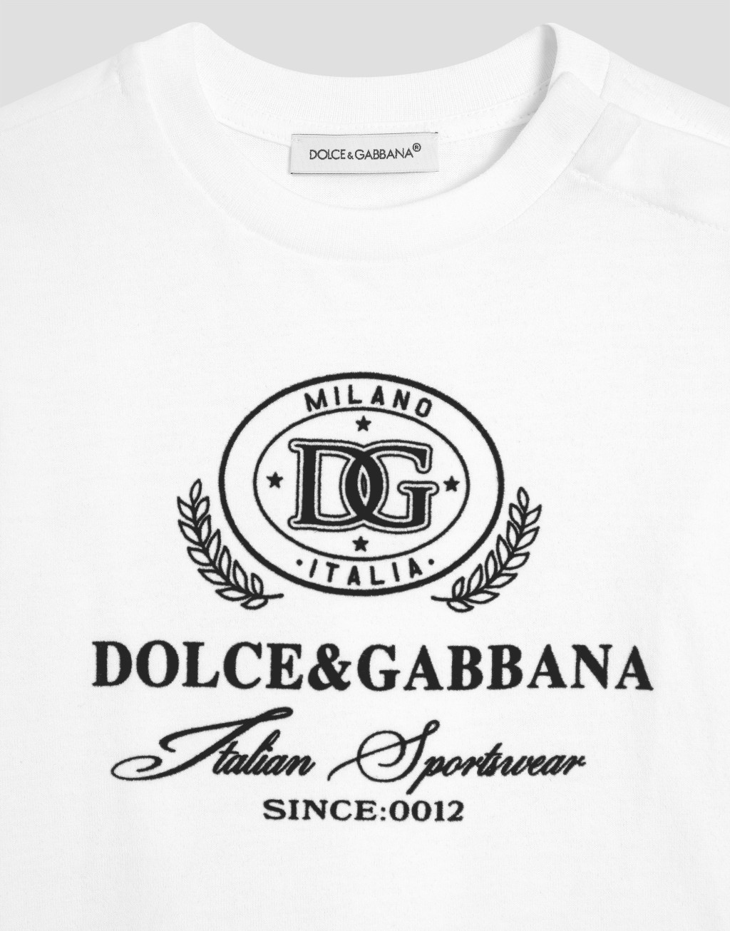 Dolce&Gabbana 徽标平纹针织 T 恤3