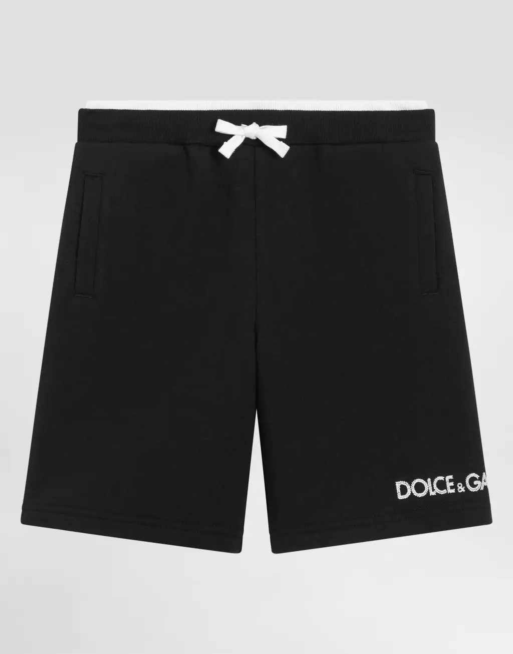 Dolce&Gabbana 刺绣抓绒百慕大短裤