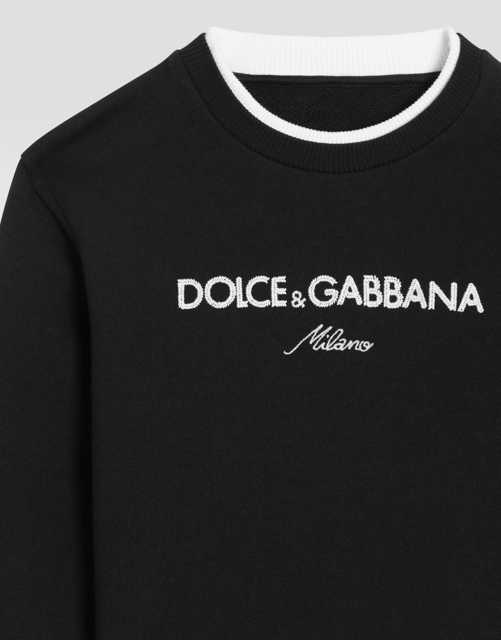 Dolce&Gabbana 刺绣抓绒圆领卫衣5