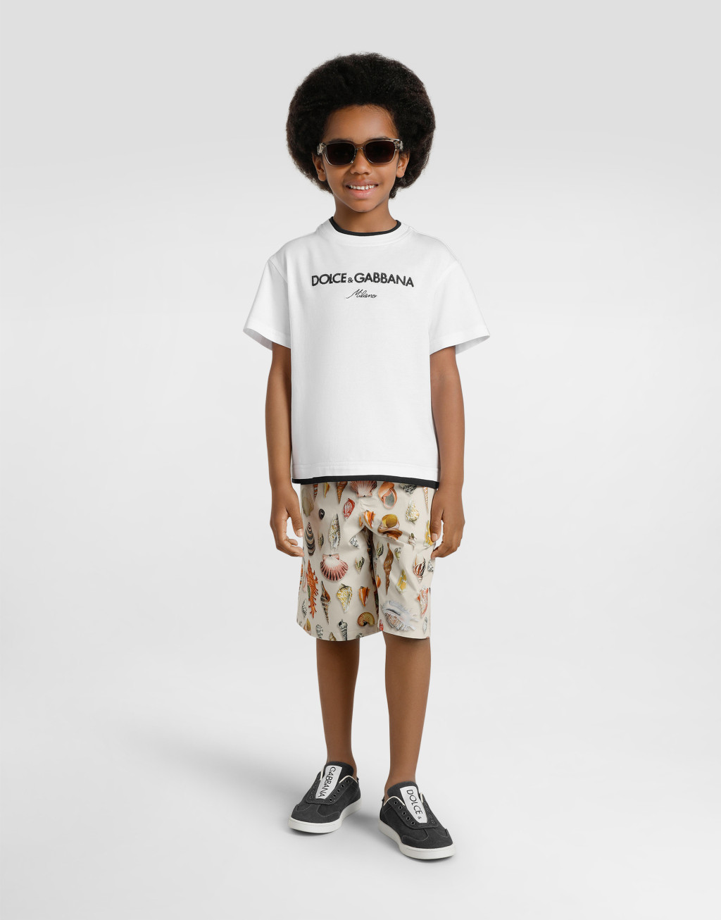 Dolce&Gabbana 刺绣平纹针织 T 恤2
