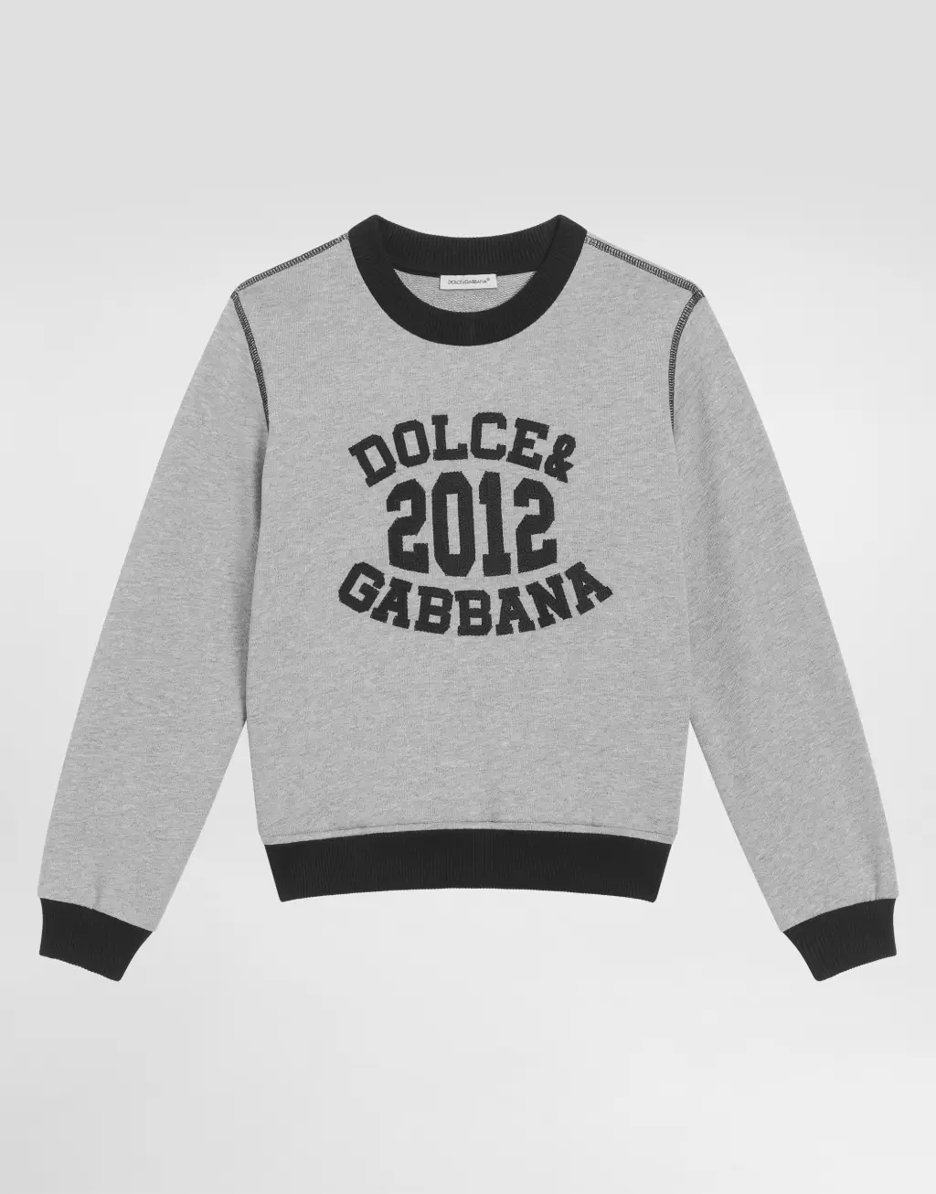 Dolce&Gabbana 刺绣圆领卫衣