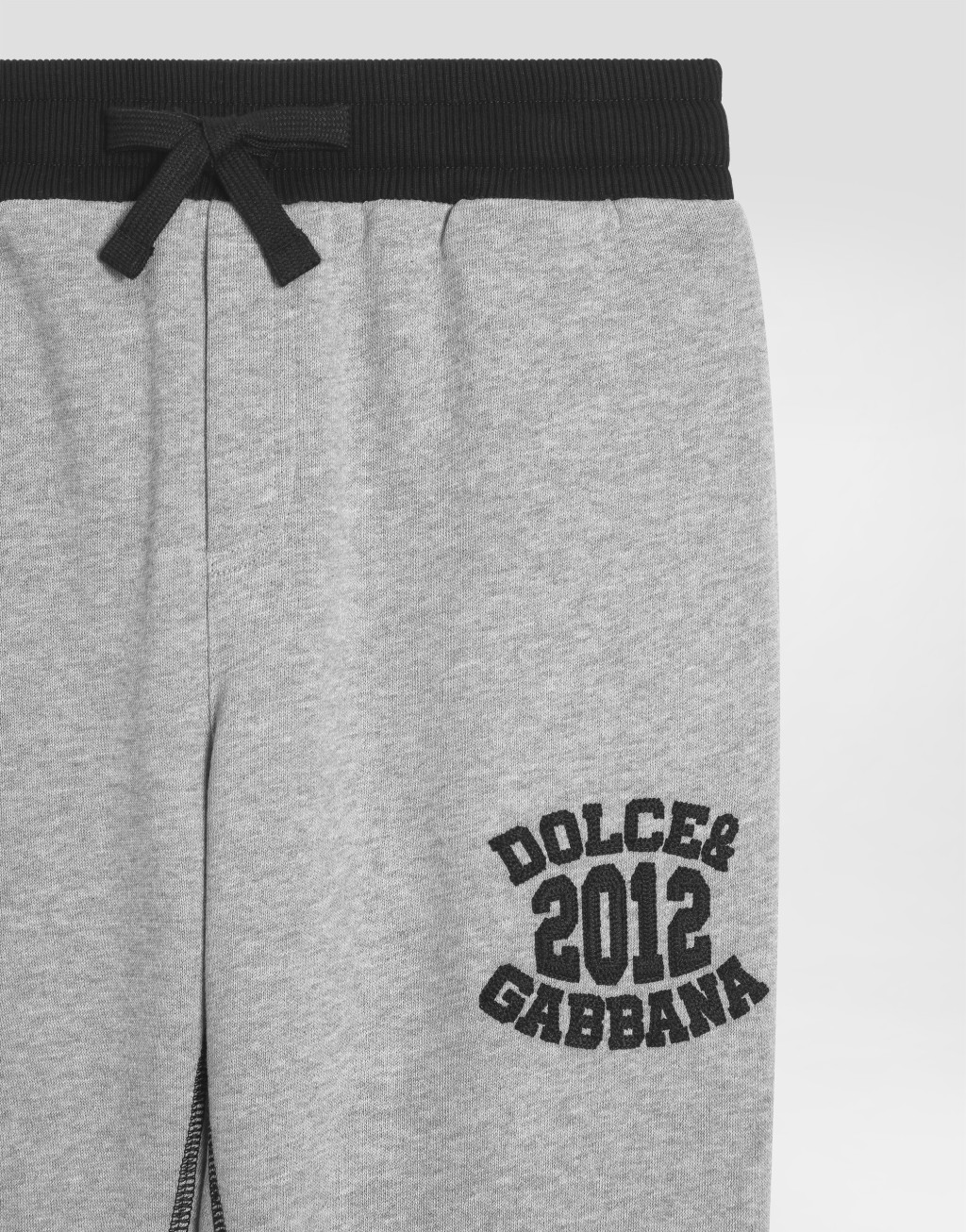 Dolce&Gabbana 刺绣抓绒慢跑裤3