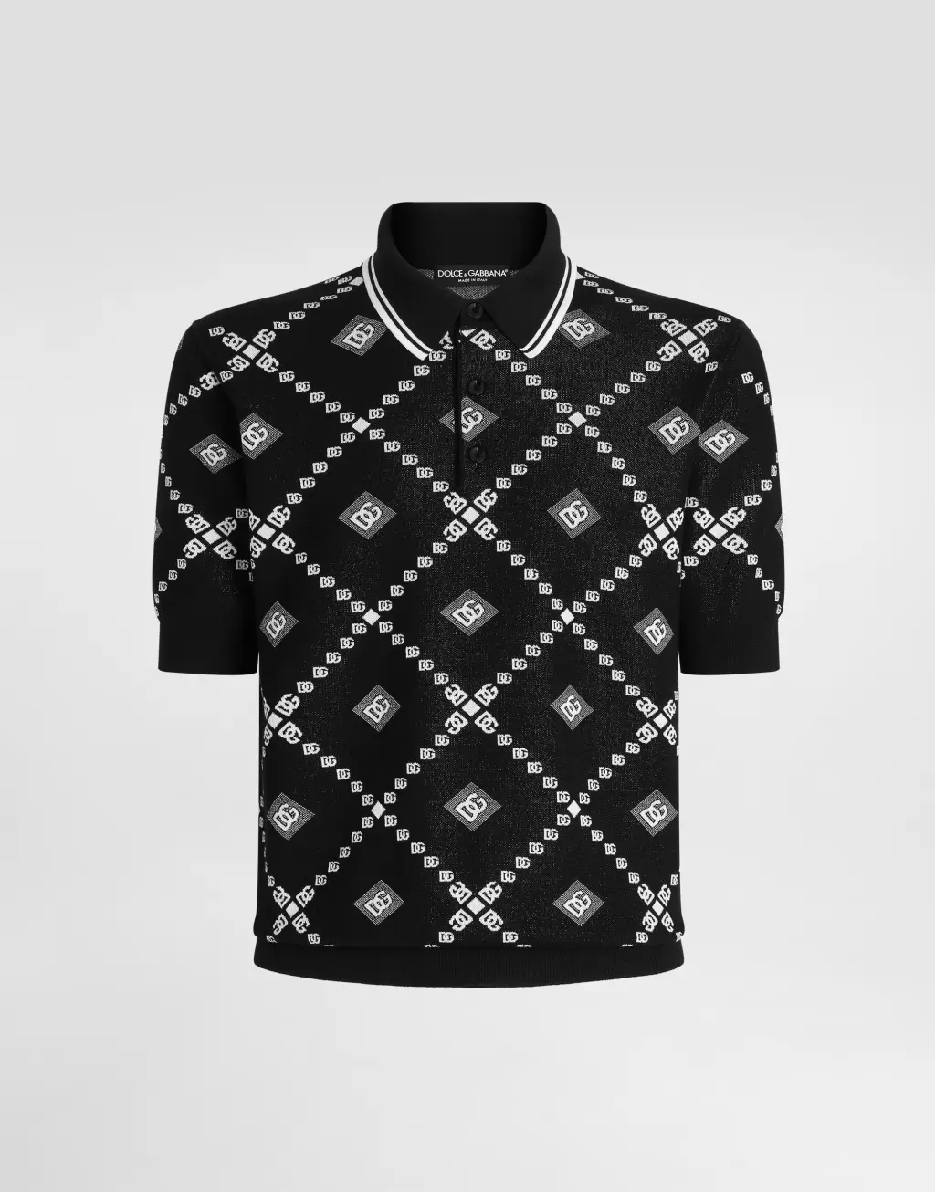 珠地提花 Polo 衫