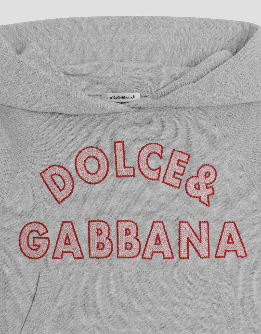 Dolce&Gabbana刺绣的超大羊毛连帽衫6