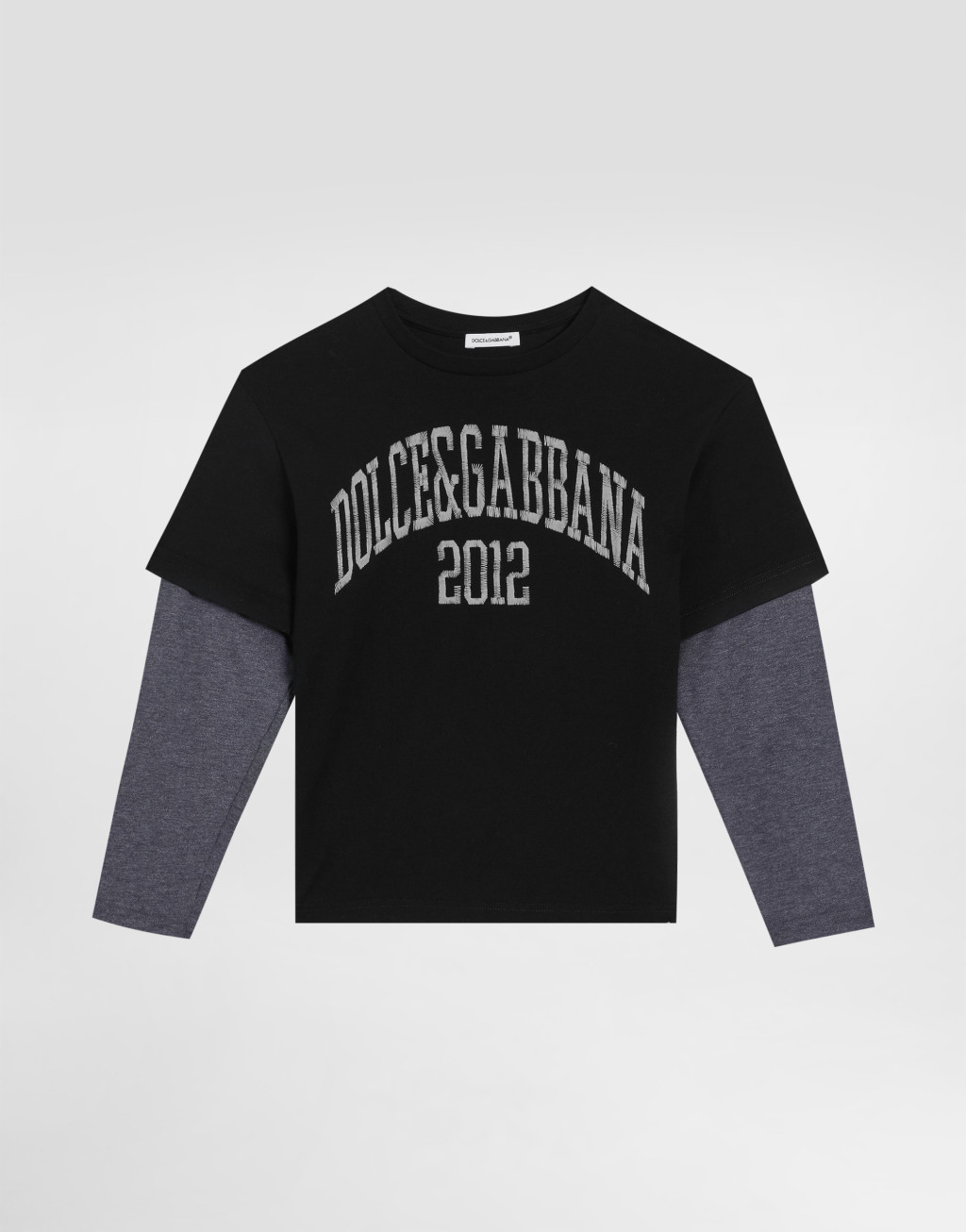 Dolce&Gabbana 刺绣平纹针织 T 恤1