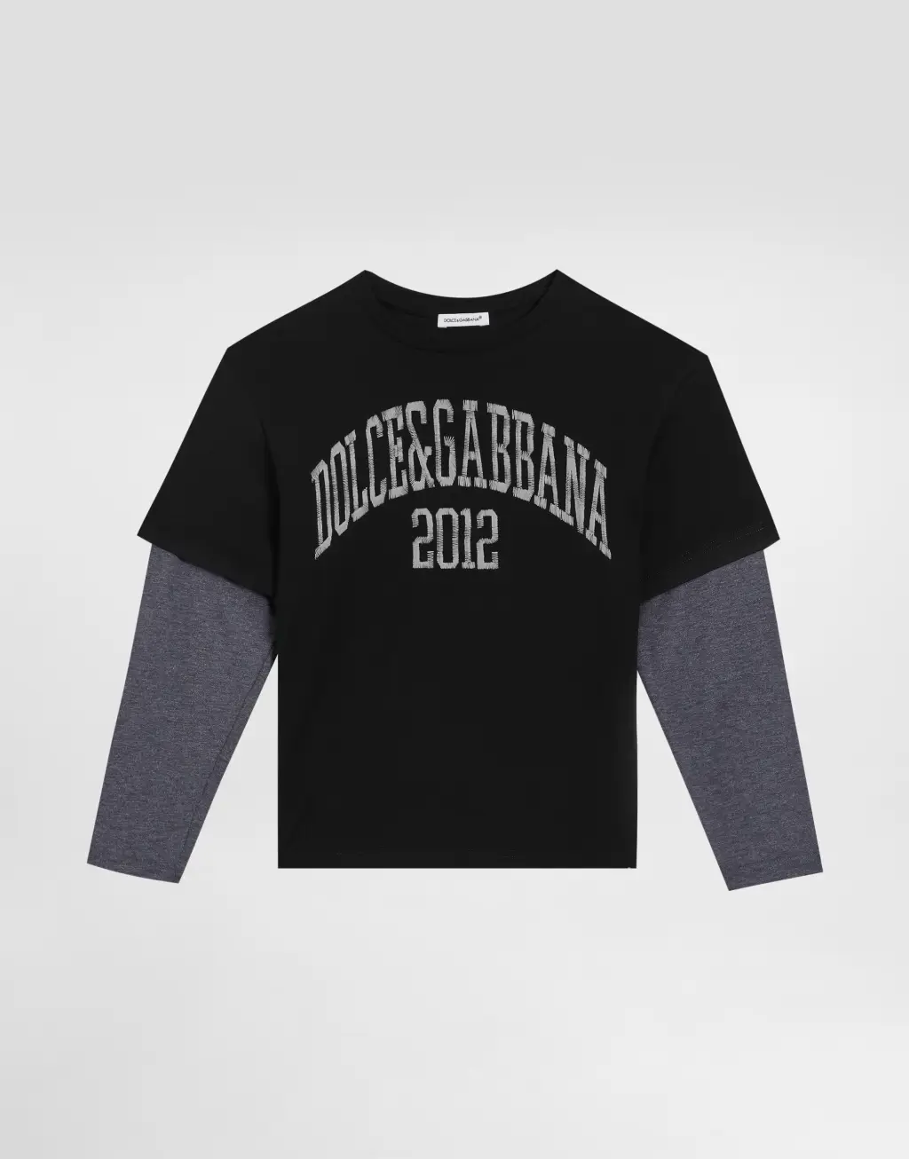Dolce&Gabbana 刺绣平纹针织 T 恤