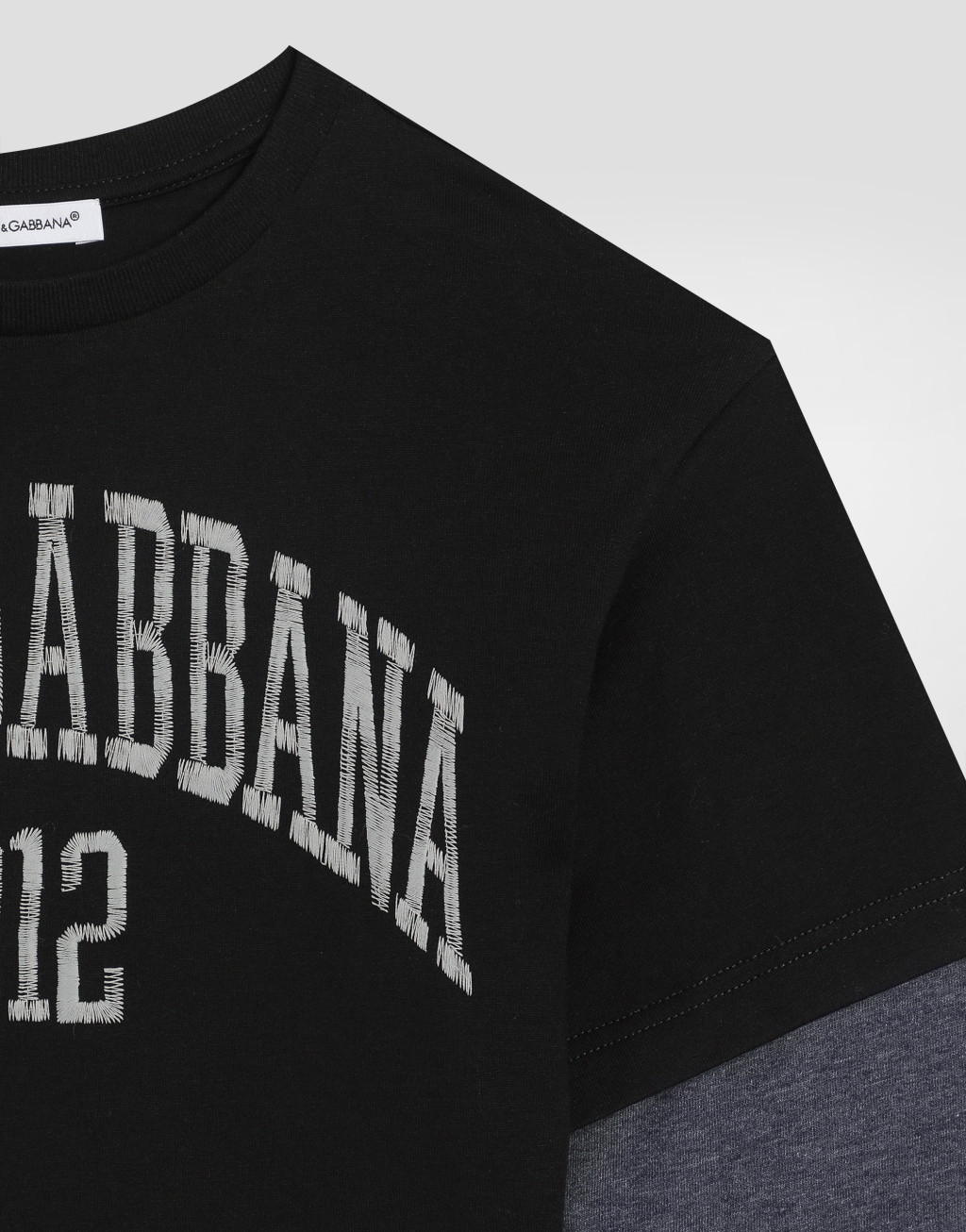 Dolce&Gabbana 刺绣平纹针织 T 恤5