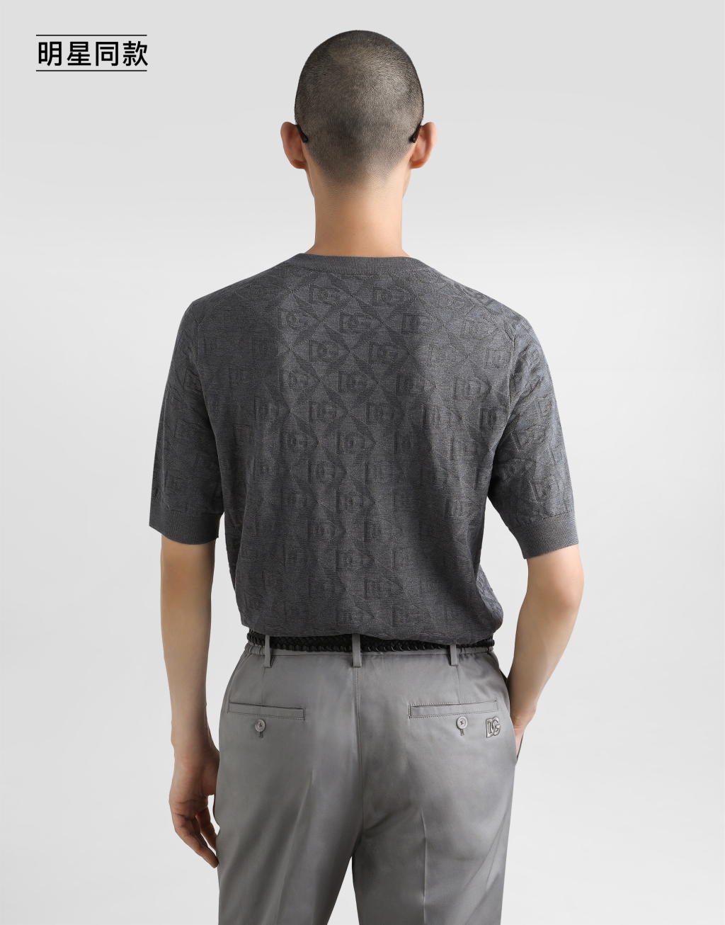 明星同款真丝圆领套衫5