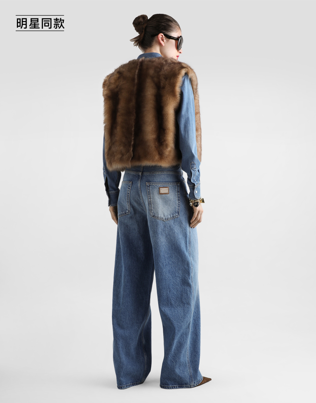 明星同款丹宁衬衫5