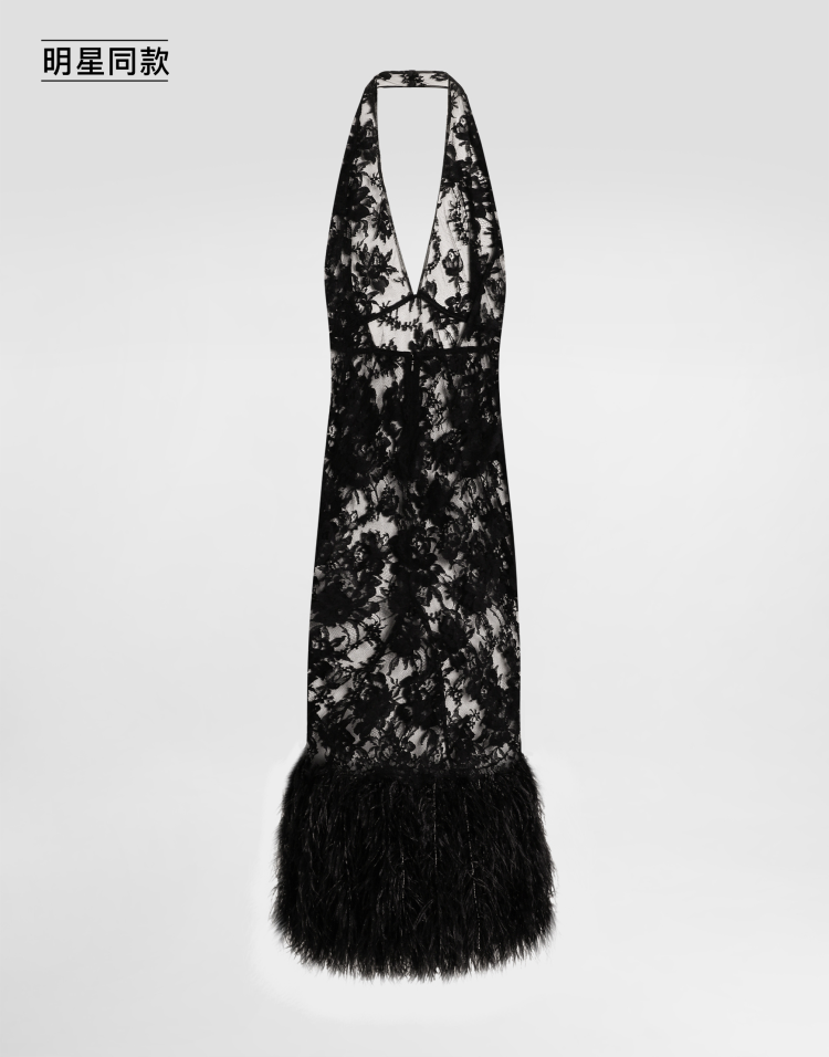 明星同款 Chantilly 蕾丝连衣裙