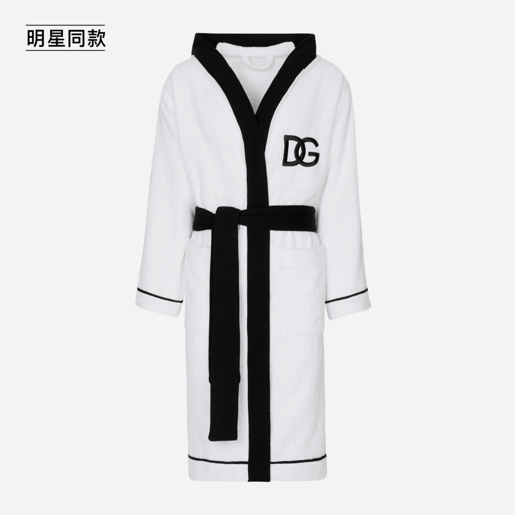 明星同款棉质毛圈织物浴袍1