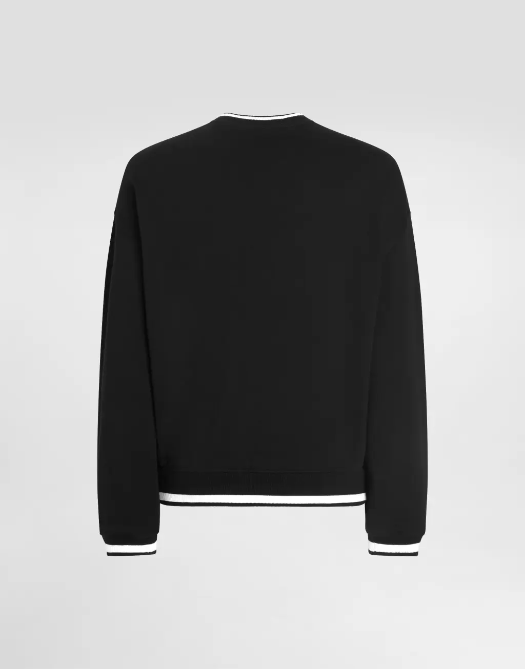 刺绣平纹针织廓形卫衣