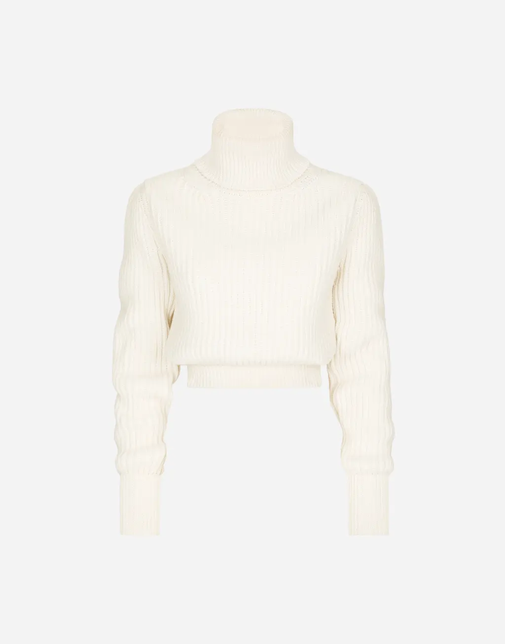 DG 徽标羊毛英式针织高领衫