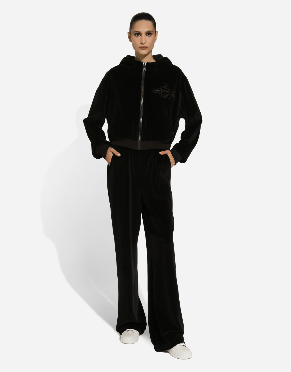 棉质雪尼尔连帽卫衣2