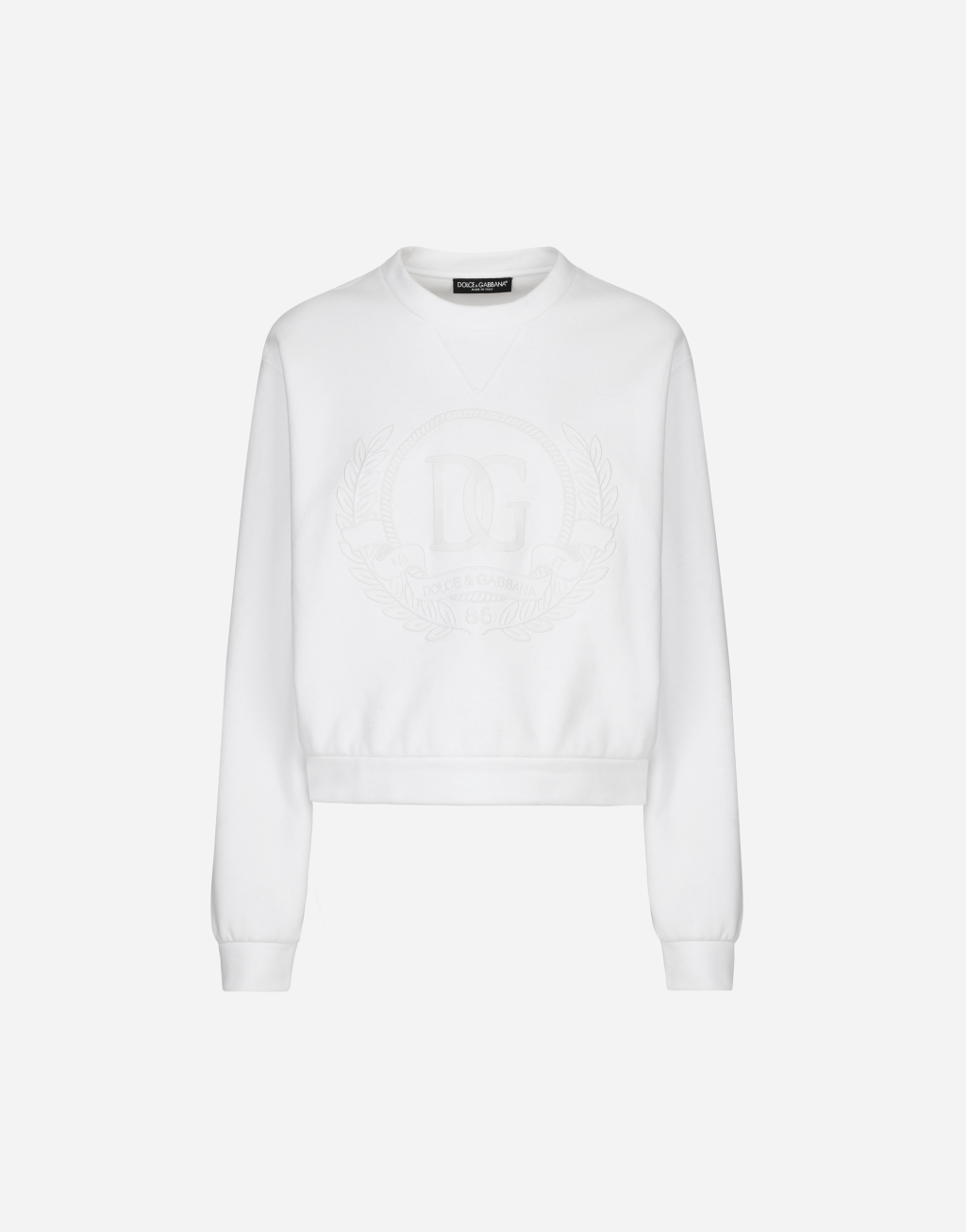 棉质平纹针织圆领卫衣1