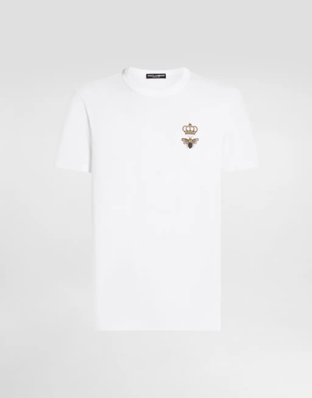 刺绣棉质 T 恤