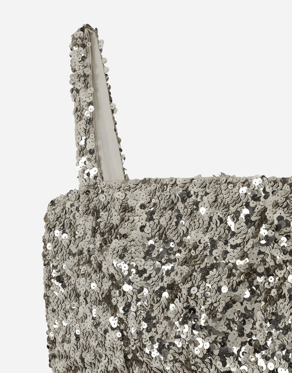 亮片肩带短款上衣3