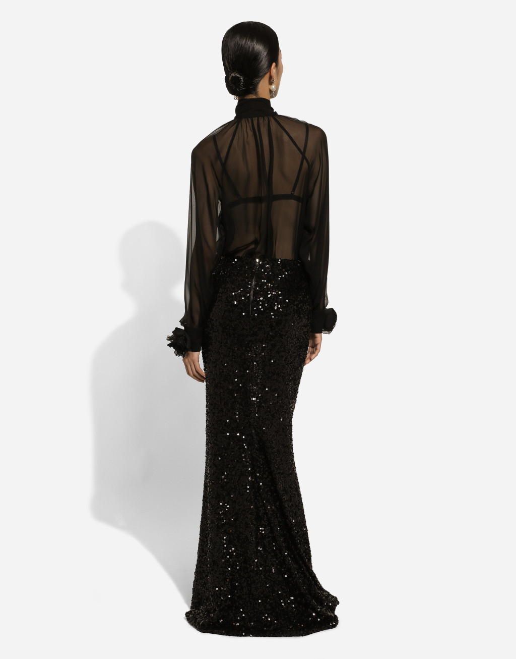 花卉细节雪纺衬衫3