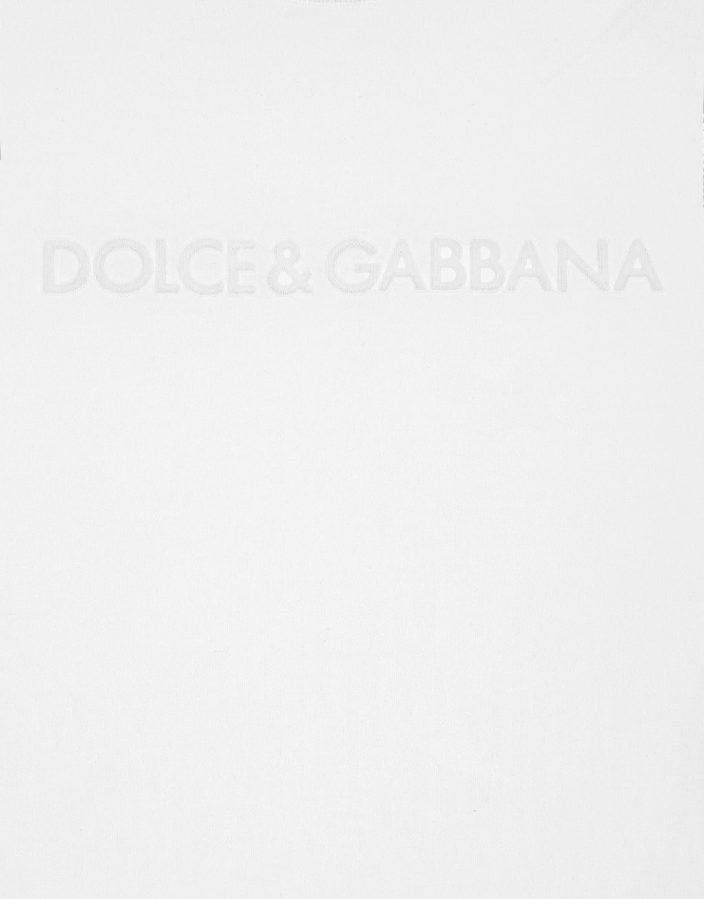 Dolce&Gabbana 植绒徽标平纹针织 T 恤6