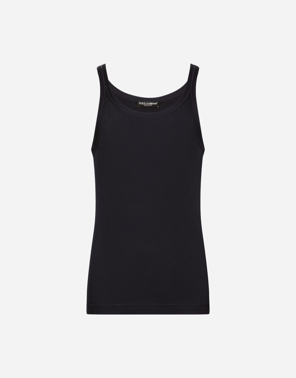 明星同款细罗纹修身背心1