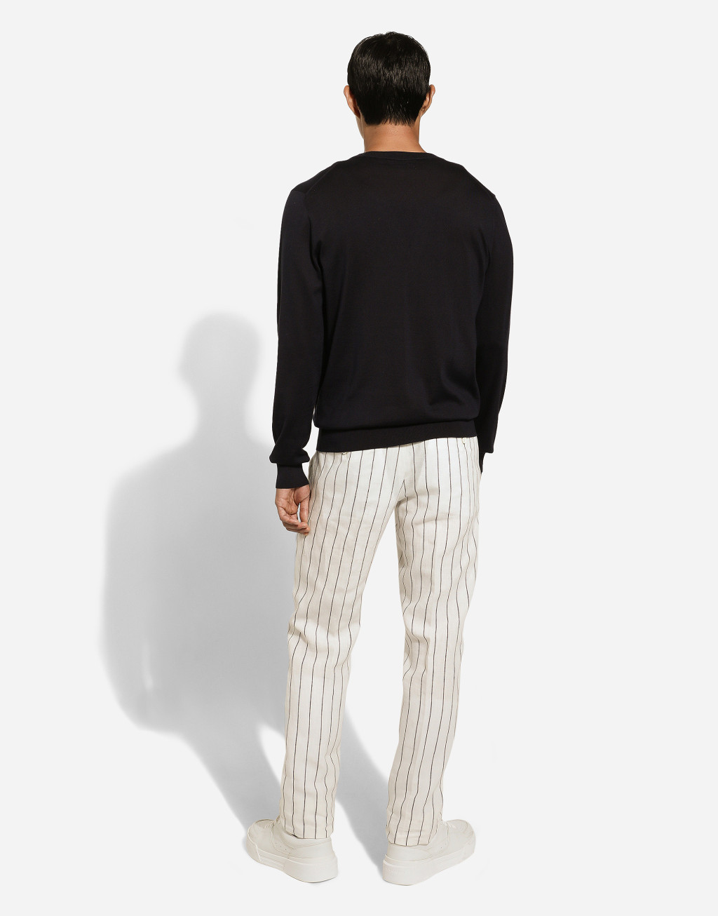 DG 徽标拼饰真丝开衫3