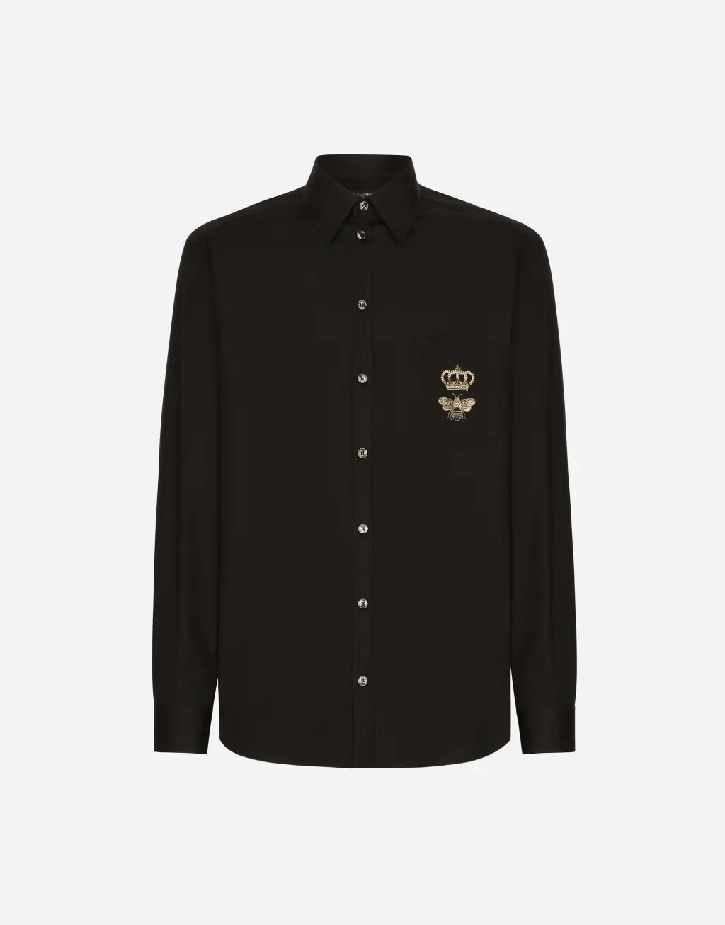 Martini 刺绣棉质衬衫