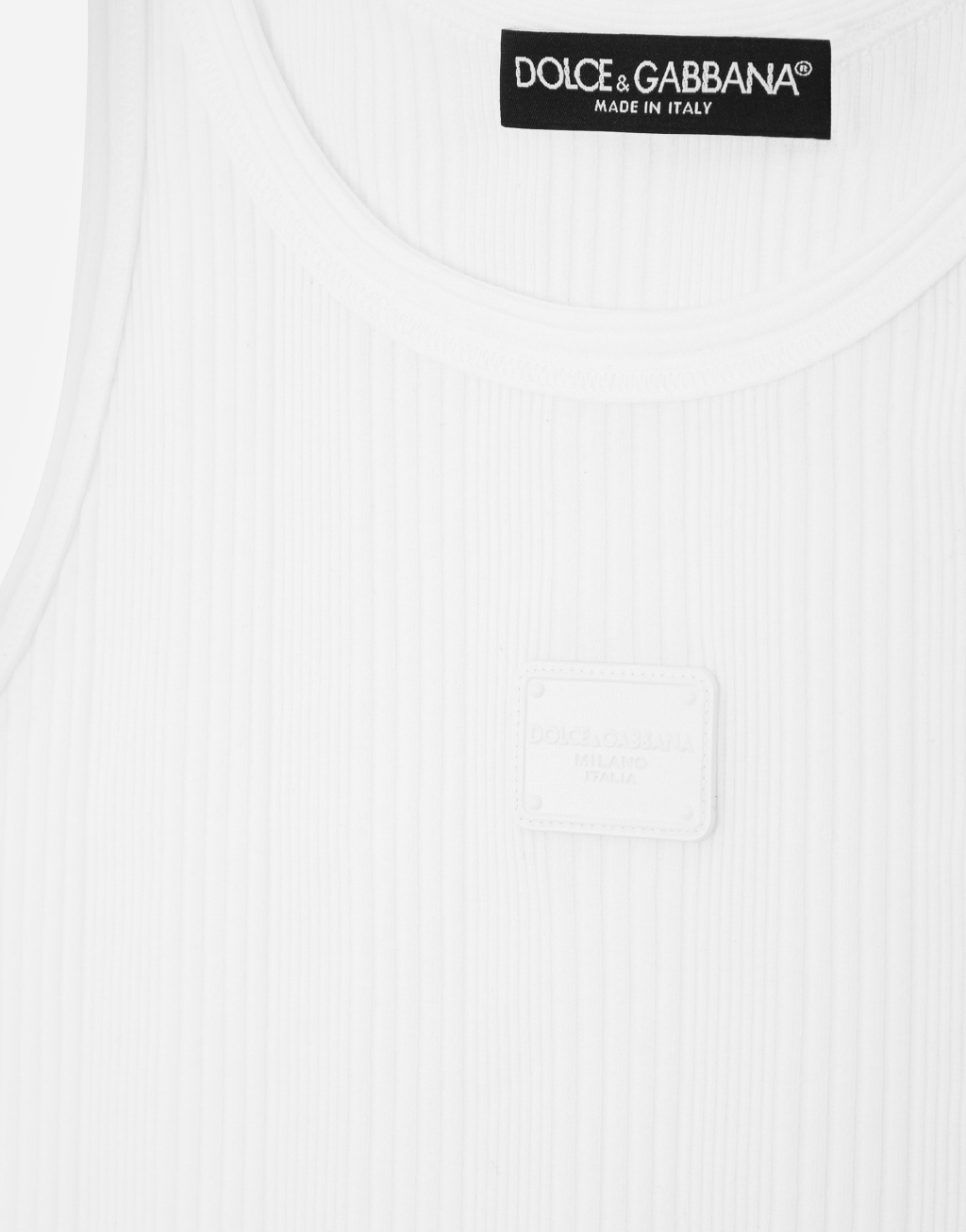 标牌细罗纹修身背心6