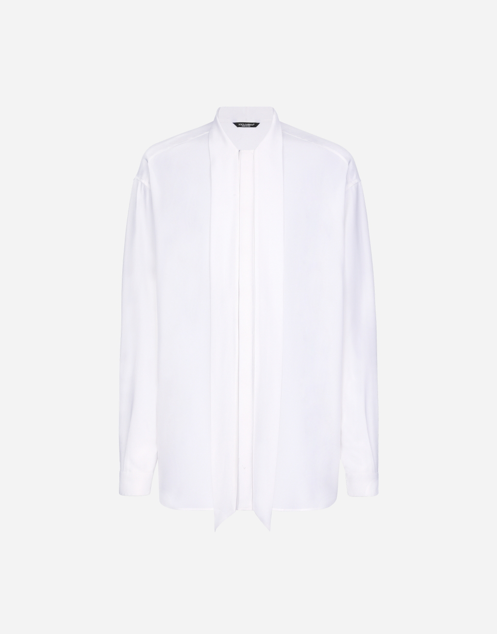 领巾真丝双绉衬衫1