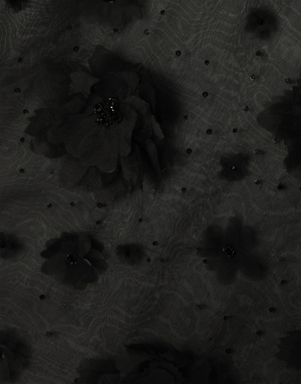 刺绣装饰真丝欧根纱 Polo 衫5