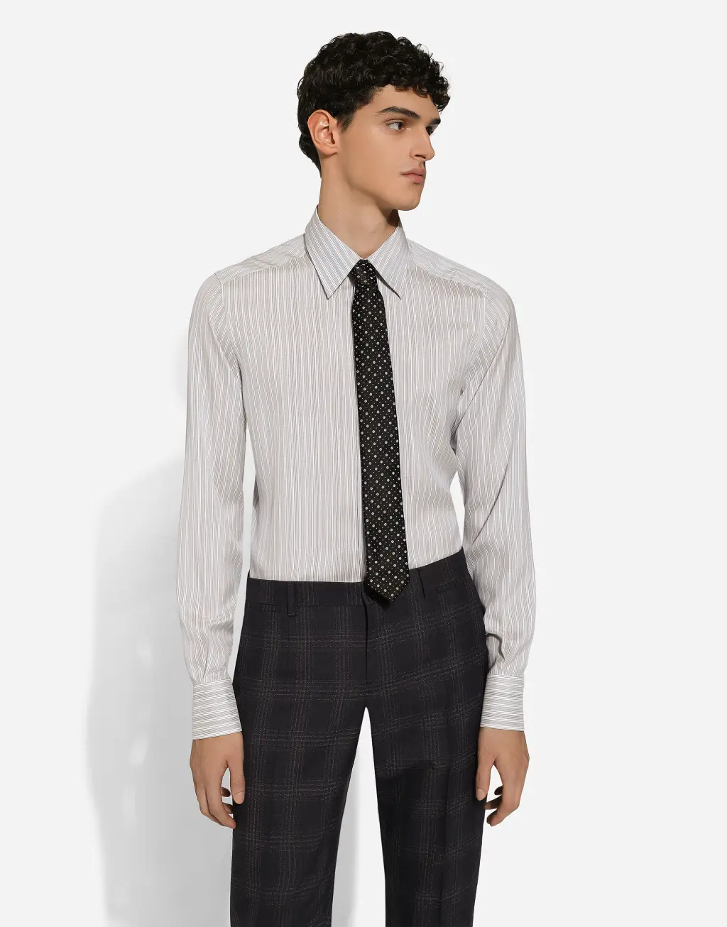 条纹府绸 Martini 衬衫