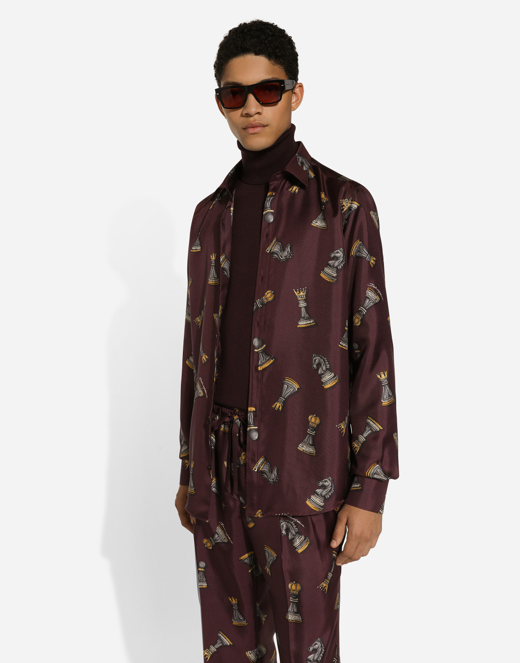 印花真丝 Martini 衬衫4